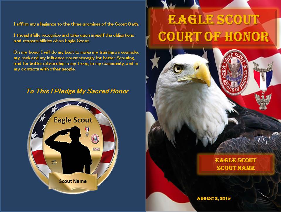 Free Eagle Scout Court Of Honor Program Templates FREE PRINTABLE